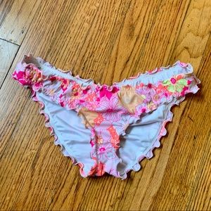 Victoria’s Secret ruffled floral bikini bottom